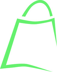 Logo z torbą na zakupy – ikona sklepu lub e-commerce