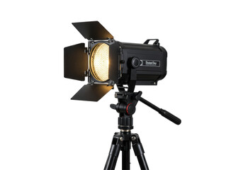 Isolated Professional LED Studio Light with Barn Doors