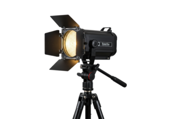 Isolated Professional LED Studio Light with Barn Doors