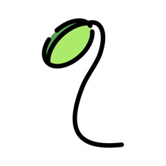 bean sprouts icon	