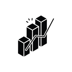 Bar Chart Vector icon