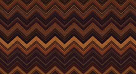 Earthy Chevron Cascade A warm zigzag tapestry of brown hues texture and dynamic pattern