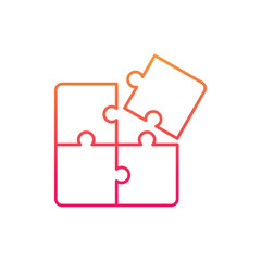 Puzzle Vector icon