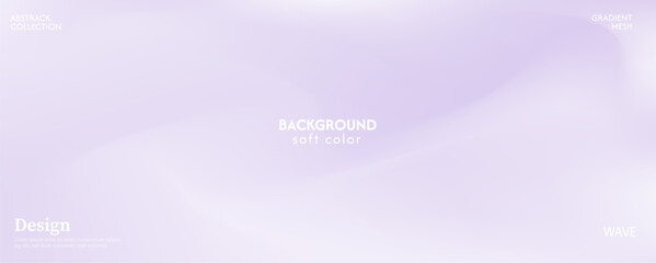 Abstract combination background with soft pastel purple gradient. Minimalist pastel color design.