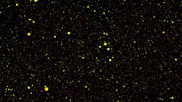 Intense Gold Particle Video Background For Celebration And Visual Design