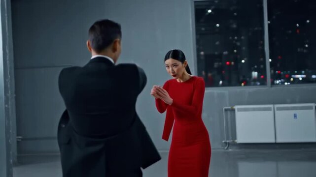 the quarrel between the boss and his secretary