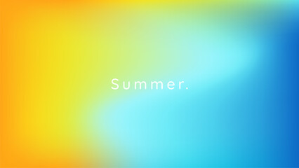 Abstract pastel gradient sky colors. Summer background. Blurry blue and orange gradient colors. Soft pastel rainbow colors. Sunset or sunrise atmosphere background.