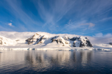 Stunning icy landscapes, Chiriguano Bay, Cuverville Island, Antarctic Peninsula, Antarctica
