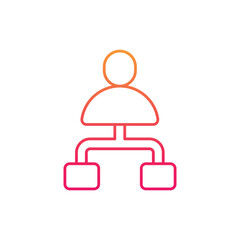 Hierarchy Vector icon