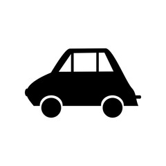 Car icon on white background. Vector illustration.