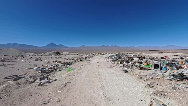 Basurero Clandestino en el Desierto de Atacama