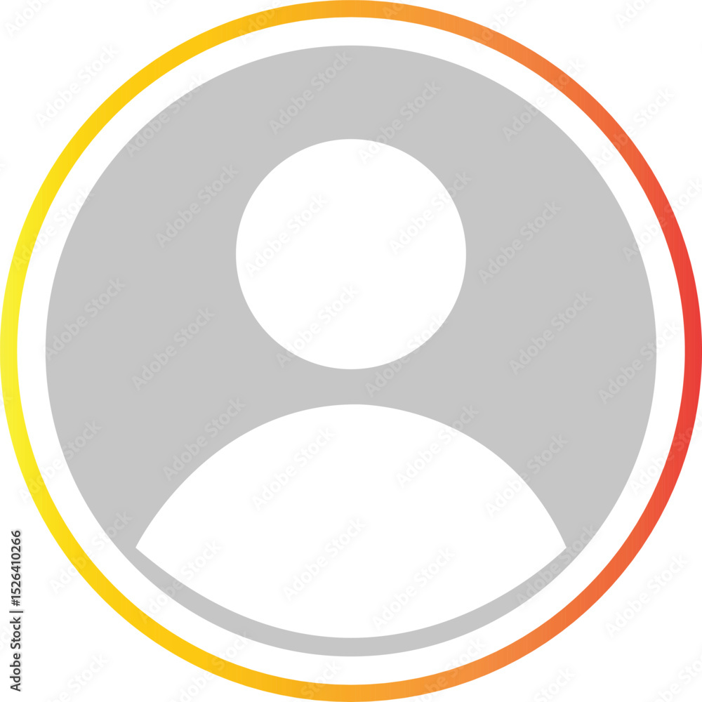 Poster story with user profile avatar icon button flat style. live video streaming frame, social media inte