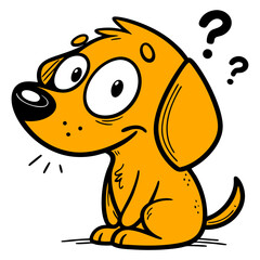 Fototapeta premium Cute Dog Illustration Vector