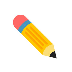 pencil — colorful vector illustration