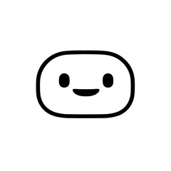 Fototapeta premium Simple and Elegant Blushy Boo Icon