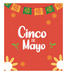 Colorful Cinco de Mayo Square Card Collection - 8 Festive Mexican Vector Designs -04