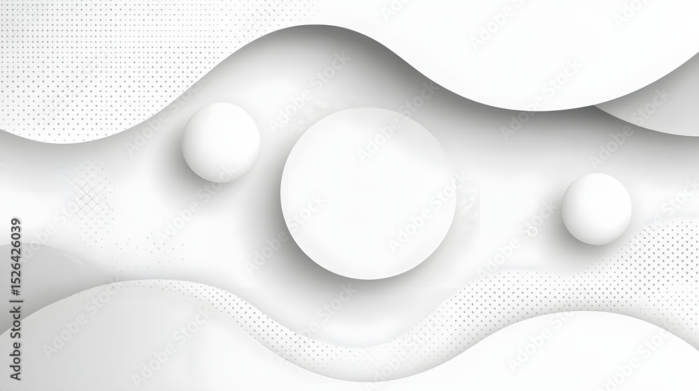 Poster Abstract design with smooth shapes and textures.