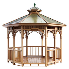 Elegant Octagonal Gazebo: Perfect for Garden Relaxation