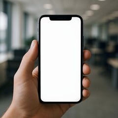 Smartphone Mockup Office Background