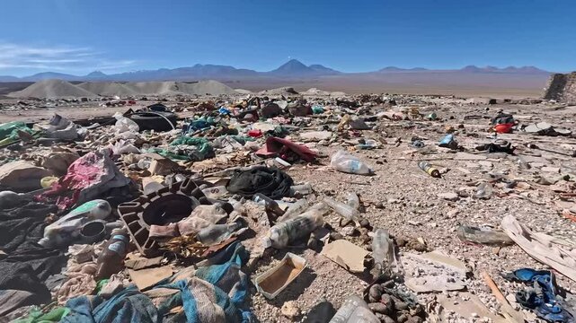 Basurero Clandestino en el Desierto de Atacama