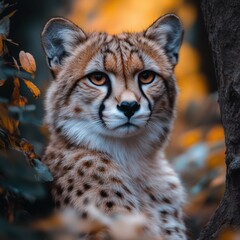 Obraz premium spotted leopard