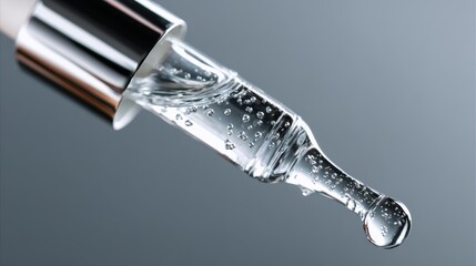 Luxury serum dropper. Skincare treatment product