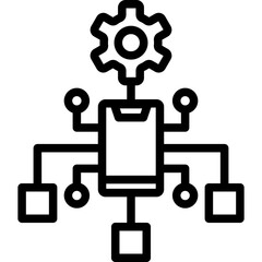 Digital Workflow Icon