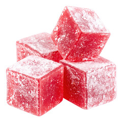 Fototapeta premium Realistic Turkish Delight PNG