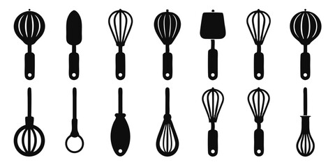 High resolution flatlay graphic featuring a collection of vintage handheld beaters