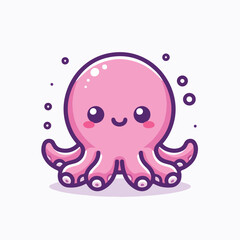 Obraz premium cute octopus image vector