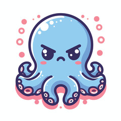 cute octopus image vector