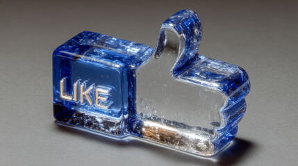 A conceptual image representing the negative societal impact of the 'Like' button—highlighting themes of social validation, addiction, anxiety, and digital dependency. Generative AI
