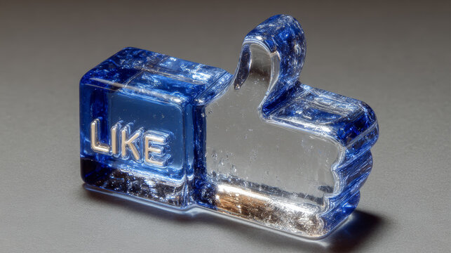 A conceptual image representing the negative societal impact of the 'Like' button—highlighting themes of social validation, addiction, anxiety, and digital dependency. Generative AI