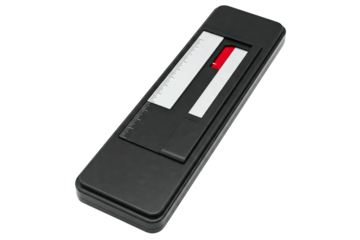 Handy pocket-sized tool with measuring capabilities for precision isolated on a transparent background