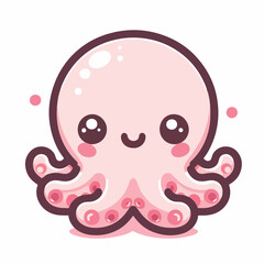 cute octopus image vector