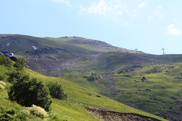 cable car to mount moussa achitara in elbrus region on dombai