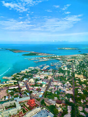 Aerial view of Key West in Florida