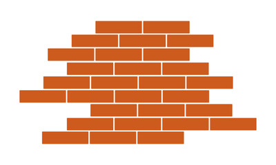 Obraz premium Cegły mur grafika