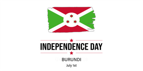 Burundi independence day july first flag celebration national holiday event