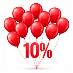 10% promocja balony
