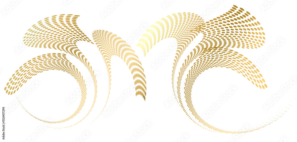 Poster abstract gradient swirls in digital art style — dynamic shapes for design, cosmetics, technology, sp