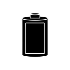 Full Battery Icon in Flat Vector Design