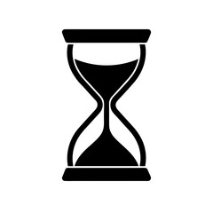 Hourglass Icon Vector in Minimal Flat Style