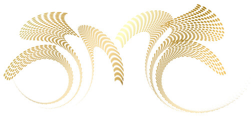 Abstract gradient swirls in digital art style — dynamic shapes for design, cosmetics, technology,...
