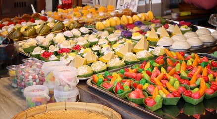 Thai dessert delicious asian food