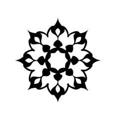 Tazhib Eslimi Art Iranian Text Box Floral Vector. iranian art empty frame isolated transparent background. vector illustration of iranian ornament frame ideal for text box
