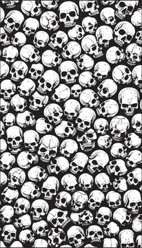skullls abstract pattern skulls background