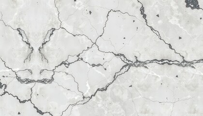 Grey-veined off-white marble texture with irregular cracks and patterns, close-up shot