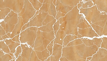 Tan marble texture. Intricate white veining creates a fractured, organic pattern across the smooth, polished surface