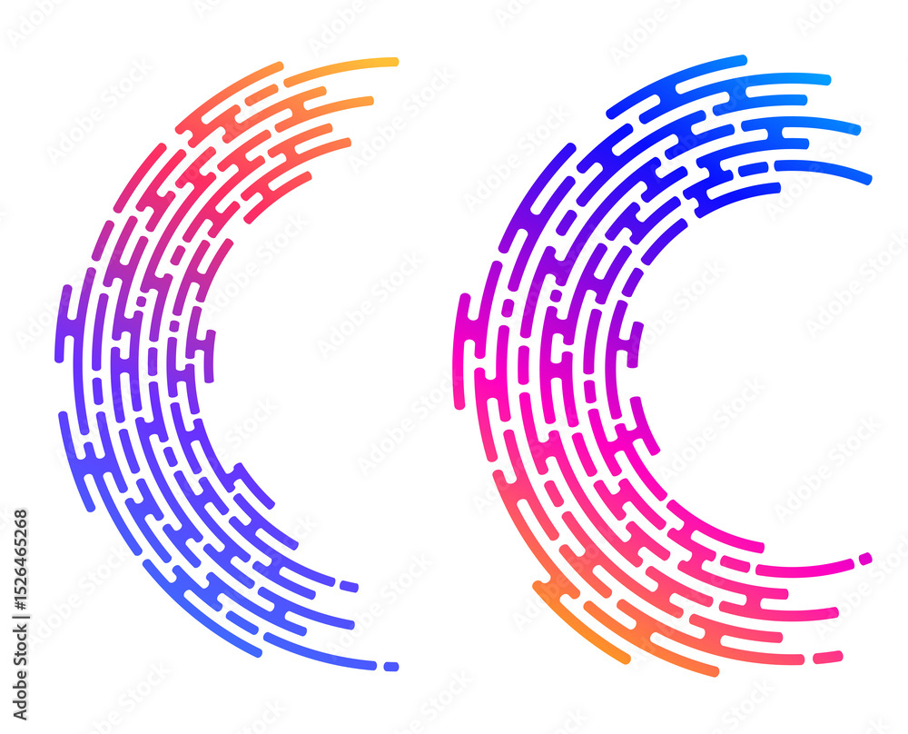 Aufkleber design elements - halftone dot pattern on white background. vector illustration eps 10 frame with bl
